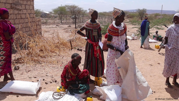 Afrika Nahrungsmittelspende Church World Service Organisation in Marsabit