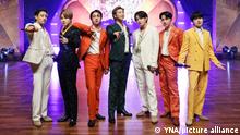 BTS nominated for AMA Artist of The Year This photo, provided by Big Hit Entertainment, shows K-pop superband BTS, who was nominated in the Artist of The Year, Favorite Duo or Group and Favorite Pop Song categories at this year's American Music Awards on Oct. 28, 2021. (PHOTO NOT FOR SALE) (Yonhap)/2021-10-29 10:32:57/