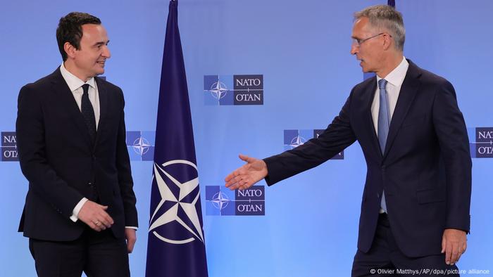 Stoltenberg empfängt Premierminister des Kosovo Kurti