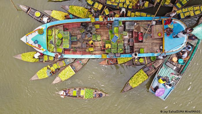 BdTD | Bangladesch Barisal | Schwimmender Guavenmarkt