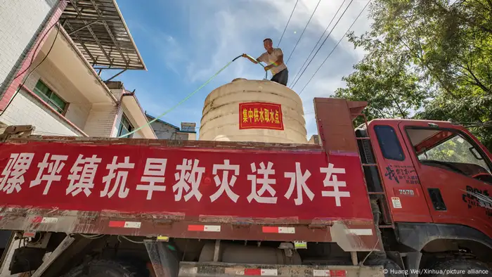 China | Hitzewelle in Chongqing
