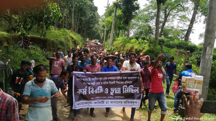 Bangladesch Streik der Arbeiter