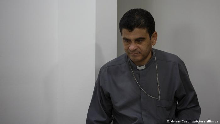 Los cuatro sacerdotes fueron detenidos junto al obispo Rolando Álvarez (imagen), el 19 de agosto de 2022. Imagen de archivo.