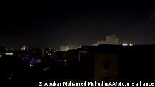 MOGADISHU, SOMALIA - AUGUST 19: Smoke rises after a blast in Mogadishu, Somalia on August 19, 2022. Abukar Mohamed Muhudin / Anadolu Agency