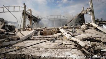 Κατεστραμμένα κτήρια στο Χάρκοβο