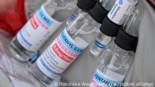 ARCHIV - Das Medikament «Fentanyl», aufgenommen am 03.06.2016 in Leonberg. (zu dpa Streit um Todesspritze mit Opioid-Mix vom 16.01.2018) Foto: Franziska Kraufmann/dpa +++ dpa-Bildfunk +++