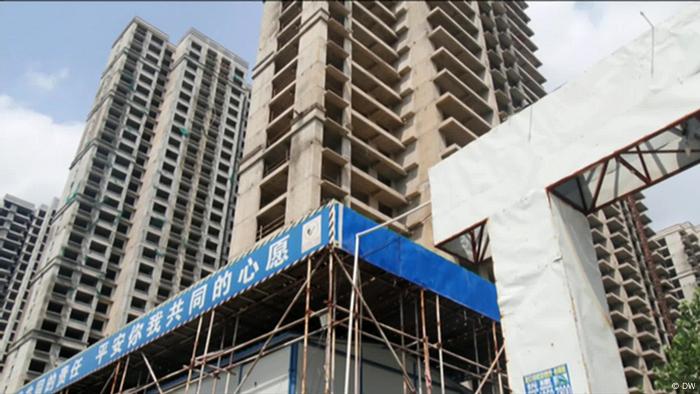 Nuevos edificios inacabados en Zhumadian (provincia de Henan).