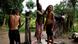 Children wash from water pump outdoors in Nepal