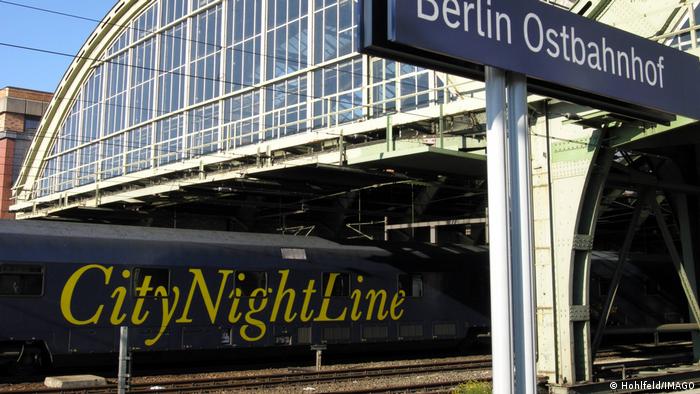 El wagón del tren nocturno CityNightLine, aquí en Berlín