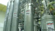 A handout picture released by Iran's Atomic Energy Organization on November 4, 2019, shows shows the atomic enrichment facilities Natanz nuclear research center, some 300 kilometres south of capital Tehran. - Iran announced a more than tenfold increase in enriched uranium production following a series of steps back from commitments under a 2015 nuclear deal abandoned by the United States. (Photo by HO / Atomic Energy Organization of Iran / AFP) / === RESTRICTED TO EDITORIAL USE - MANDATORY CREDIT AFP PHOTO / HO / ATOMIC ENERGY ORGANIZATION OF IRAN - NO MARKETING NO ADVERTISING CAMPAIGNS - DISTRIBUTED AS A SERVICE TO CLIENTS ===