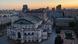 Kyiv from a bird's eye view with the opera house in front Kyiv from a bird's eye view with the opera house in front