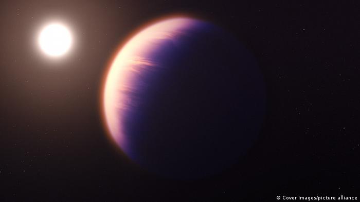 Ilustración del exoplaneta WASP-39 b
