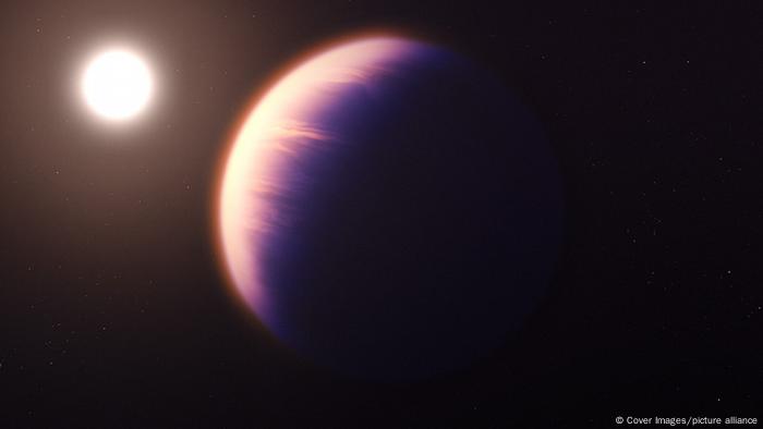 Ilustración del exoplaneta WASP-39.