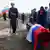 The funeral of a Russian Army paratrooper at a cemetery in Krasnoyarsk on March 18, 2022