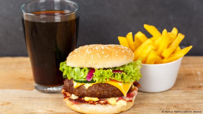 Fastfood Menü 