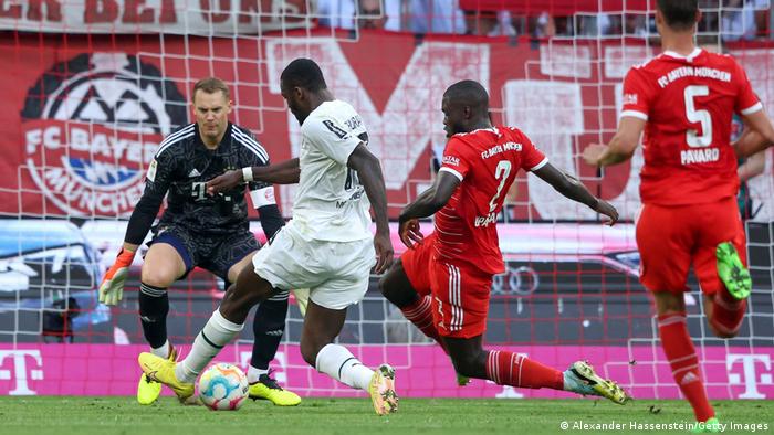 One shot, one goal: Marcus Thuram puts Gladbach ahead against Bayern Munich