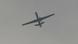 A drone flies over the airport in Kabul on August 31, 2021 A drone flies over the airport in Kabul on August 31, 2021