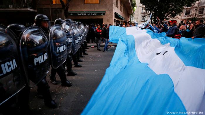 Manifestación en apoyo de Cristina Fernández de Kirchner.