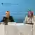Bad Saarow: minister środowiska Anna Moskwa oraz minister środowiska Niemiec Steffi Lemke na spotkaniu dotyczącym katastrofy ekologicznej na Odrze  