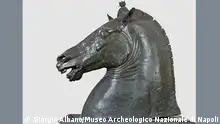 Donatello, Pferdekopf (Protome Carafa), 1456, Bronze, © Museo Archeologico Nazionale di
Napoli, mit Genehmigung des Ministeriums für Kultur / Giorgio Albano