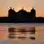 Замок Морицбург во время заката