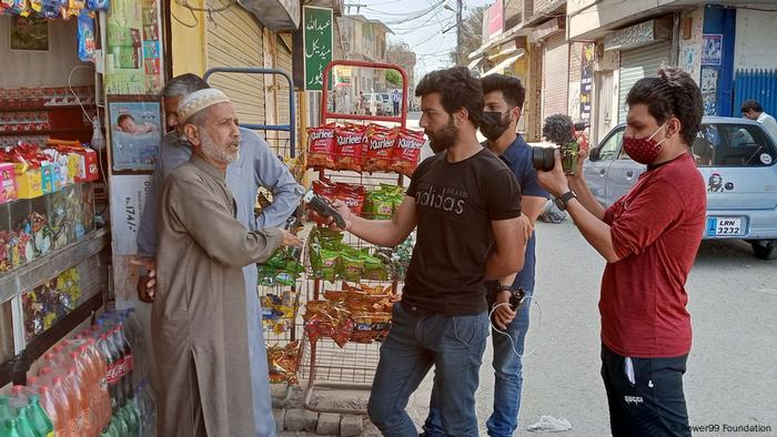  A citizen journalist interview in Pakistan
