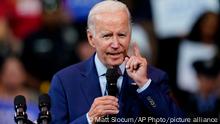 FILE - President Joe Biden speaks at the Arnaud C. Marts Center on the campus of Wilkes University, Tuesday, Aug. 30, 2022, in Wilkes-Barre, Pa. Biden will sound an alarm Thursday night about what he views as â€œextremistâ€ threats to American democracy from the restive forces of Trumpism, aiming to reframe the November elections as part of an unceasing battle for the â€œsoul of the nation.â€ (AP Photo/Matt Slocum)