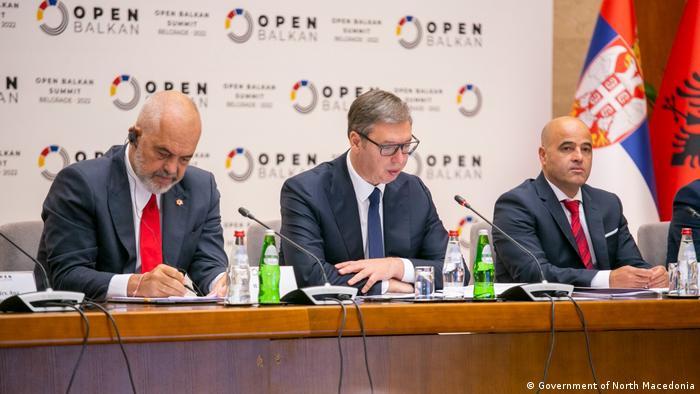 Serbien Open Balkan Gipfel in Belrad