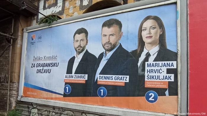 Izborni plakat stranke Željka Komšića