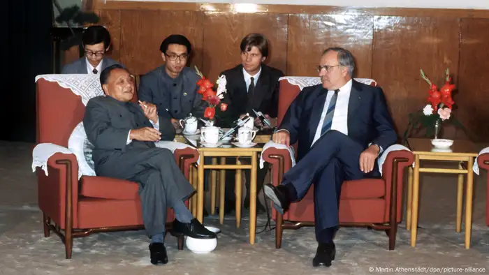 Helmut Kohl bei Deng Xiaoping