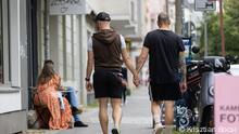 queere Ungarn in Berlin
Gabor und Janos im Sommer 2022 in Berlin (Fotograf: Krisztian Bócsi)
