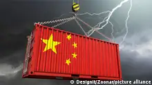 Symbolbild zum Thema chinesische Wirtschaft unter Druck