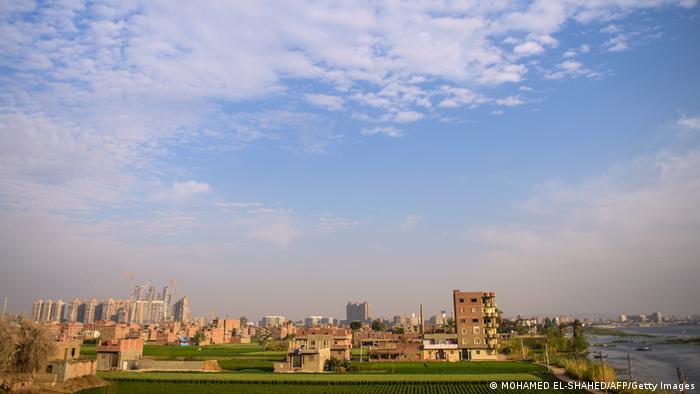 جزيرة الوراق في نهر النيل عند القاهرة (12/3/2019)