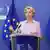 President of the European Commission Ursula von der Leyen gives a press conference in Brussels