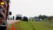Police and investigators are seen at the side of the road outside Rosthern, Saskatchewan on Wednesday Police and investigators are seen at the side of the road outside Rosthern, Saskatchewan on Wednesday