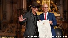 Panik-Rocker Udo Lindenberg wird Ehrenbürger Hamburgs