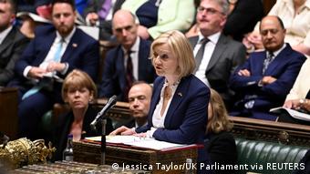 Η Λιζ Τρας στο Κοινοβούλιο Η Λιζ Τρας στο Κοινοβούλιο