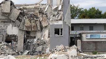 Destrucción por la guerra en Jersón, Ucrania