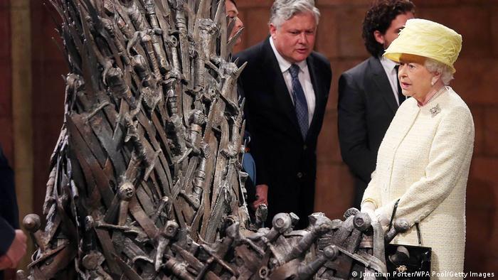 The Queen visits the set of Game of Thrones