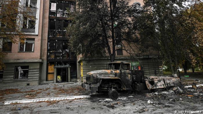 Alt vehicul militar rusesc distrus la Balakleia