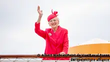 11.9.2022****
Queen Margrethe of Denmark at The Royal Yacht Dannebrog in Copenhagen, on September 11, 2022, to attend a lunch reception hosted by HM the Queen, on the occasion of The 50 years anniversary of Her Majesty The Queen's accession to the throne Photo: Albert Nieboer / Netherlands OUT / Point de Vue OUT