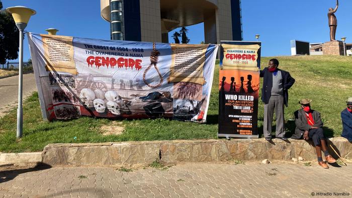 Anti-genocide demonstration in Windhoek, Namibia