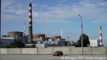 TOPSHOT - This photo taken on September 11, 2022 shows a general view of the Zaporizhzhia Nuclear Power Plant in Enerhodar (Energodar), Zaporizhzhia Oblast, amid the ongoing Russian military action in Ukraine. - The Zaporizhzhia Nuclear Power Station in southeastern Ukraine is the largest nuclear power plant in Europe and among the 10 largest in the world. (Photo by STRINGER / AFP) (Photo by STRINGER/AFP via Getty Images)