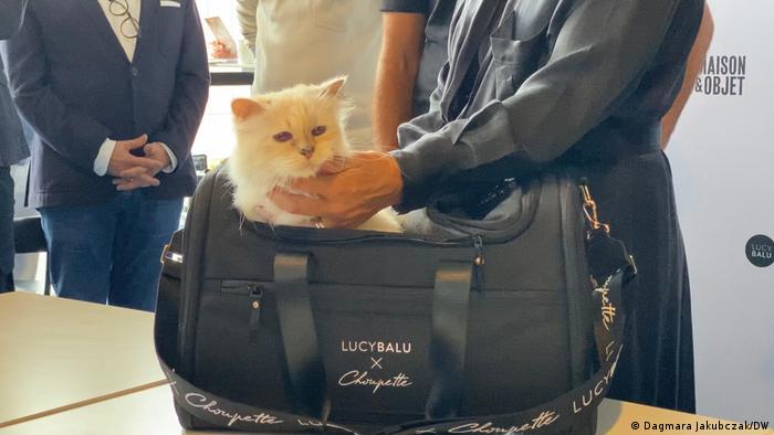 Choupette, la chatte de Karl Lagerfeld, promeut le design 