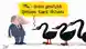 Карикатура - три черных лебедя приходят к "президенту России Владимиру Путину" и "говорят": "Мы, группа депутатов, требуем вашей отставки".