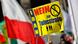 Plakat mit Aufschrift "Iran" und "Nein zur Todesstrafe" Plakat mit Aufschrift "Iran" und "Nein zur Todesstrafe"