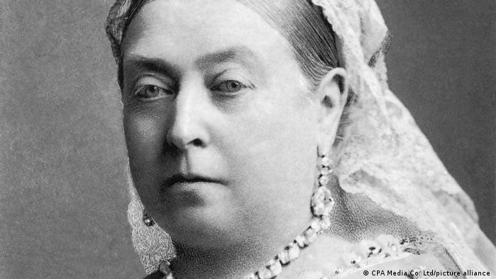 Porträt von Königin Victoria, alte Fotografie