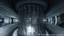 Eight-minute operation of super-hot plasma This photo, provided by South Korea's National Fusion Research Institute on March 16, 2020, shows the interior of a vacuum system of the Korea Superconducting Tokamak Advanced Research (KSTAR) test bed, a locally built fusion energy device. The institute said KSTAR has successfully operated super-hot plasma at 1 million degrees Celsius for more than eight minutes. KSTAR is a scaled-down version of the International Thermonuclear Experimental Reactor being built in France to determine if super-hot plasma can be used to create an artificial sun on Earth. (PHOTO NOT FOR SALE) (Yonhap)/2020-03-16 15:52:05/