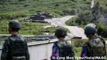  Taiwan Military Live-fire Training Amid Increasing Tensions With China CM-11 tanks maneuver during the 2-day live-fire drill, amid intensifying threats military from China, in Pingtung county, Taiwan, 7 September 2022. Taipei has been receiving more arms sales and weapons from the US, while fostering its ties with countries like Japan, the UK, Canada and India, as Beijing vows to unify Taiwan without excluding the possibility of using force. Pingtung County Taiwan PUBLICATIONxNOTxINxFRA Copyright: xCengxShouxYix originalFilename: ceng-notitle220907_npca9.jpg