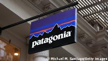 NEW YORK, NEW YORK - SEPTEMBER 14: A Patagonia store signage is seen on Greene Street on September 14, 2022 in New York City. Yvon Chouinard, founder of Patagonia, his spouse and two adult children announced that they will be giving away the ownership of their company which is worth about $3 billion. The company's privately held stock will be now be owned by a climate-focused trust and group of nonprofit organizations, called the Patagonia Purpose Trust and the Holdfast Collective, and all the profits that are not reinvested into the business will be used to fight climate change. (Photo by Michael M. Santiago/Getty Images)